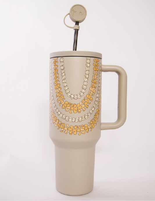 Puakenikeni Lei - 40 oz Handle Cup